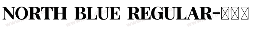 North Blue Regular字体转换